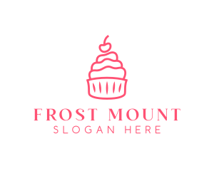 Cupcake Pastry Dessert logo design