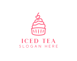 Cupcake Pastry Dessert logo design