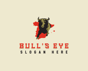 Spain Wild Bull  logo design