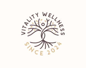 Human Tree Wellness logo design