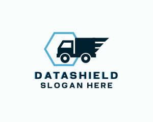 Truck - Logistics Truck Express logo design