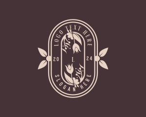 Stylish Florist Garden Logo