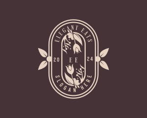 Stylish Florist Garden logo design