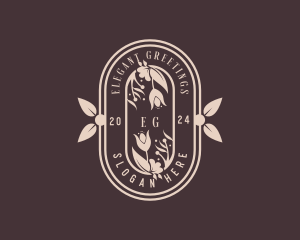 Stylish Florist Garden logo design