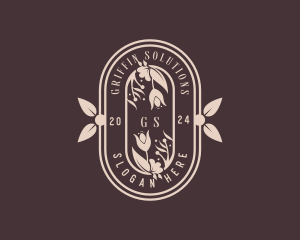 Stylish Florist Garden logo design