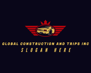 Trip - Crown Wing Automotive logo design