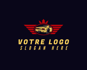 Vehicle - Crown Wing Automotive logo design