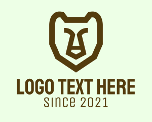 Zoo - Minimalist Wild Grizzly logo design