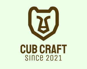 Cub - Minimalist Wild Grizzly logo design