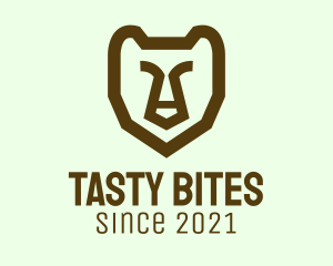 Animal Conservation - Minimalist Wild Grizzly logo design
