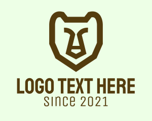 Grizzly - Minimalist Wild Grizzly logo design