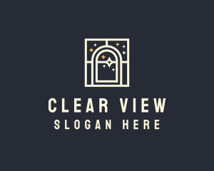 Window - Starry Night Window logo design