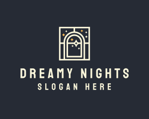 Starry Night Window logo design