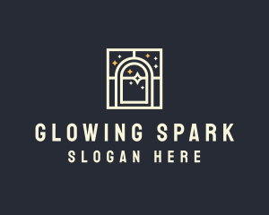 Starry Night Window logo design