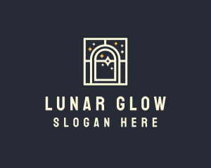 Starry Night Window logo design