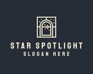 Starry Night Window logo design