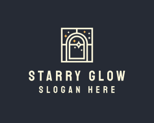 Starry Night Window logo design