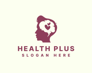 Mental Health Brain logo design