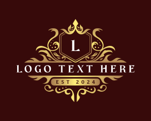 High End - Crown Shield Luxury Boutique logo design