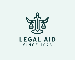 Attorney - Attorney Justice Sword logo design