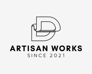 Craftsman - Wallpaper Letter D logo design