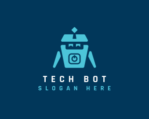 Android - Intelligent Android Robot logo design