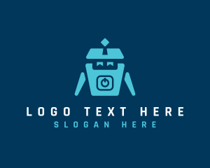 Intelligent Android Robot Logo