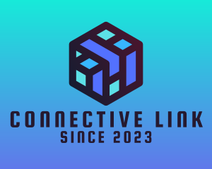 Network - Digital Cube Network Technology logo design
