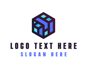 Digital Cube Network Technology logo design