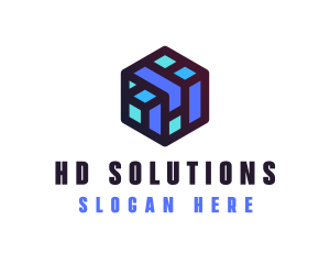 Digital Cube Network Technology logo design