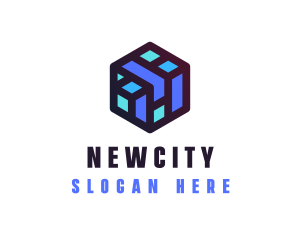 Digital Cube Network Technology logo design