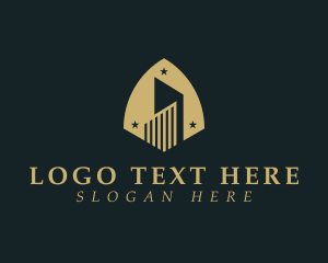 High Rise - Luxury City Building logo design