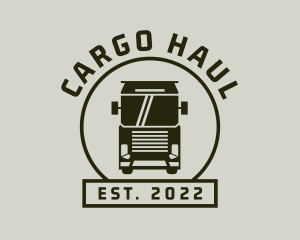 Logistics Vehicle Trucking logo design