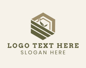 House - Garden House Plant logo design