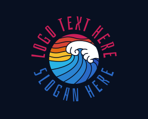 Oceanic - Ocean Wave Beach logo design