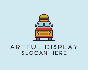 Burger Food Truck logo design