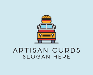 Burger Food Truck logo design