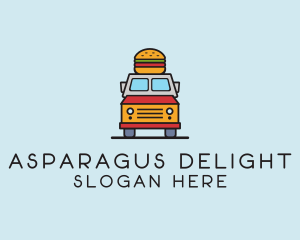 Burger Food Truck logo design