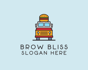 Burger Food Truck logo design