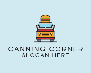 Burger Food Truck logo design