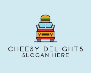 Burger Food Truck logo design