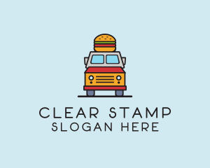 Burger Food Truck logo design