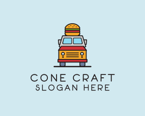 Burger Food Truck logo design