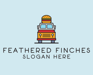 Burger Food Truck logo design