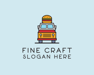 Burger Food Truck logo design