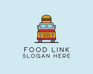 Burger Food Truck logo design