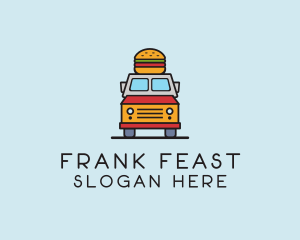 Burger Food Truck logo design