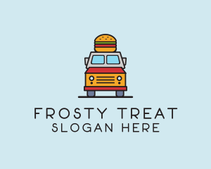 Burger Food Truck logo design