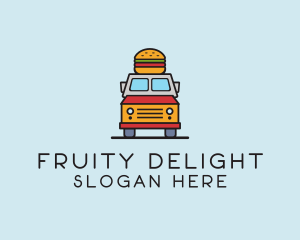 Burger Food Truck logo design