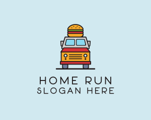 Burger Food Truck logo design